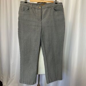 WOMEN'S PECK & PECK WEEKEND CROP PANTS - SIZE 12